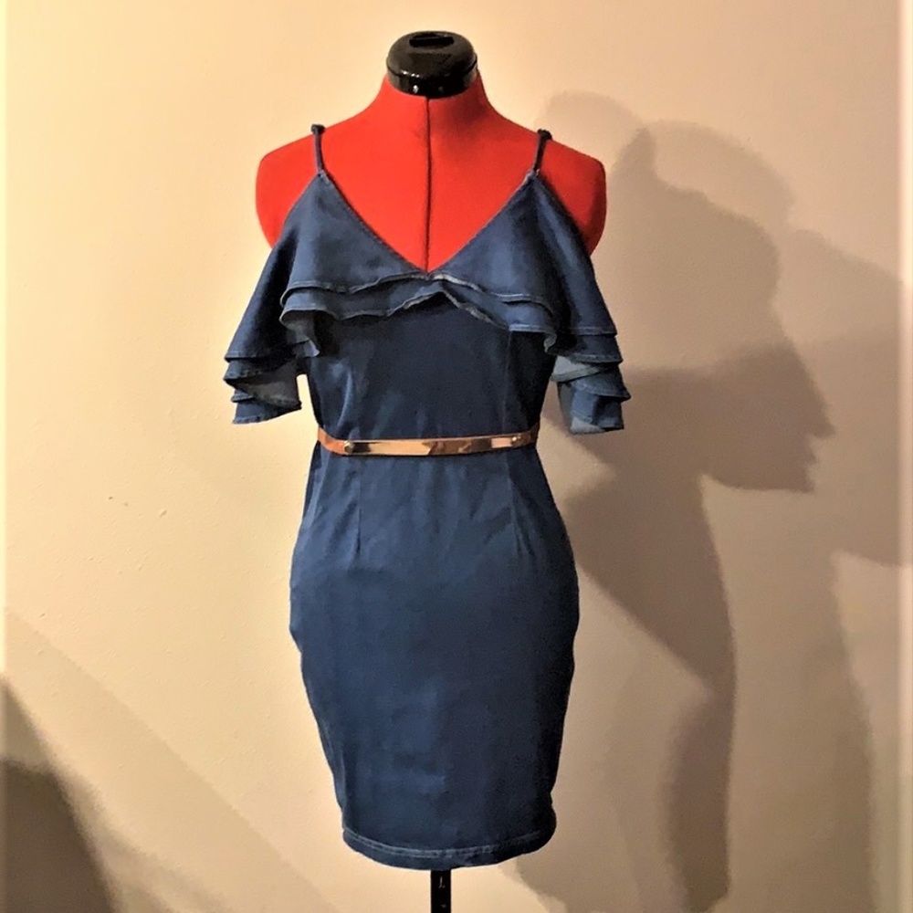 Bluejean Ruffle Dress